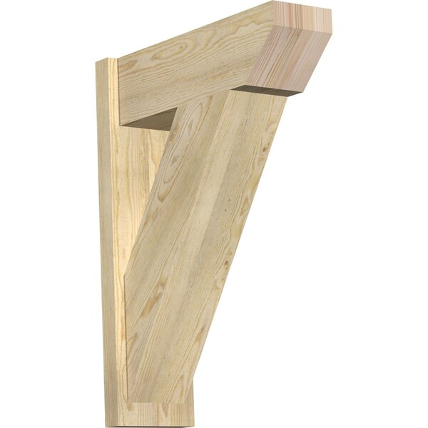 Ekena Millwork Traditional Slat Rough Sawn Outlooker, Douglas Fir, 8"W x 24"D x 32"H OUT08X24X32TRA06RDF - main